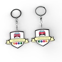 Key Ring Hard Double < 10 cm2