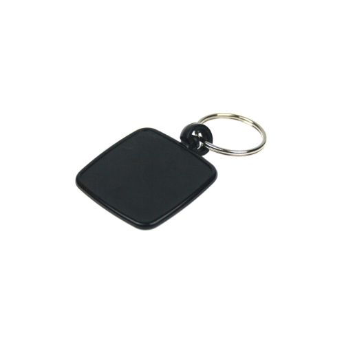 Key Ring Square Black