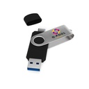 USB Stick Twister-C 3.0 Black, 128 GB