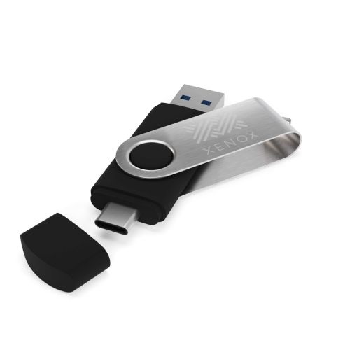 USB Stick Twister-C 3.0 Black, 128 GB