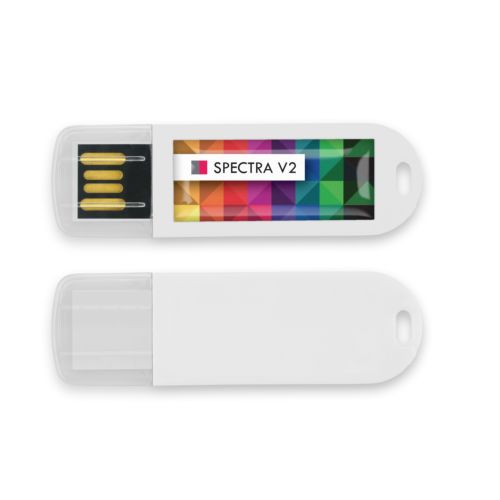 USB Stick Spectra V2 White, 8 GB Basic