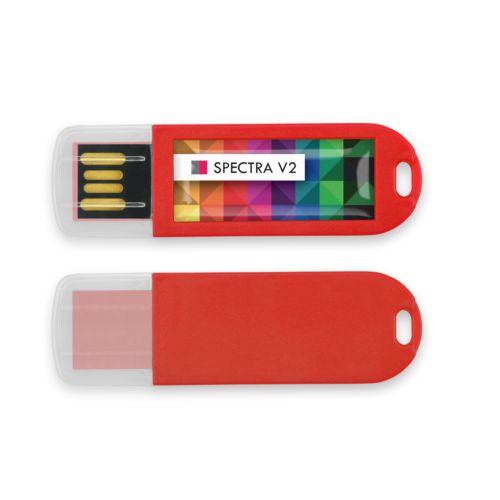 USB Stick Spectra V2 Red, 8 GB Basic