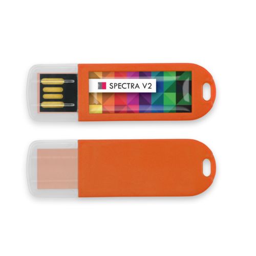 USB Stick Spectra V2 Orange, 8 GB Basic