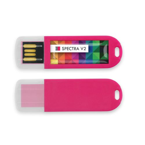 USB Stick Spectra V2 Fuchsia, 4 GB Basic