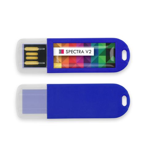 USB Stick Spectra V2 Dark Blue, 2 GB Basic