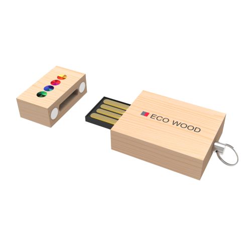 USB Stick Eco Wood, 8 GB Basic