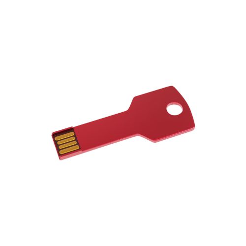 USB Stick Alu Key Red, 2 GB Basic