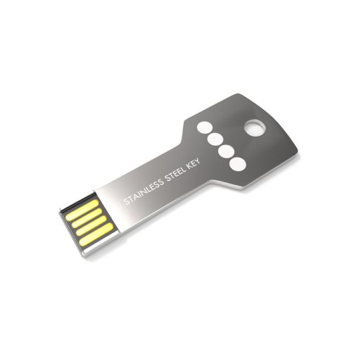 USB Stick Stainless Steel Key, 16 GB Basic