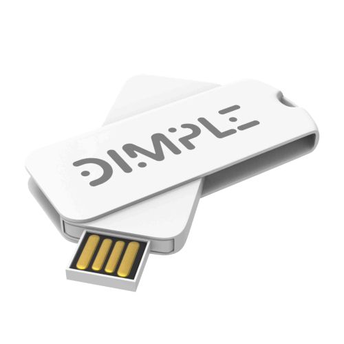 USB Stick Smart Twister Large White, 2 GB Basic