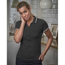 Ladies` Luxury Stripe Stretch Polo