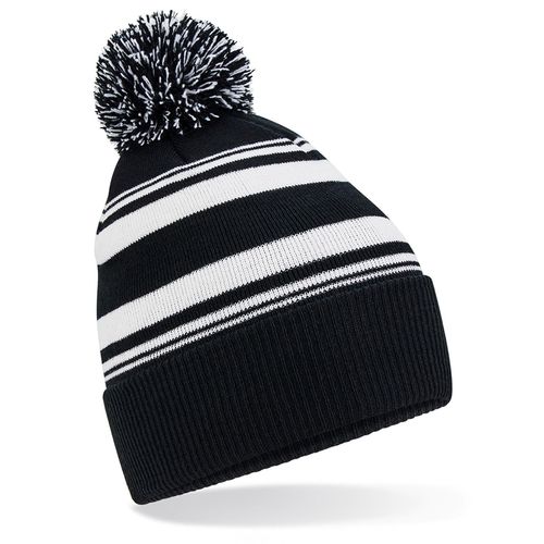 Striped Fan Beanie