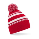 Striped Fan Beanie