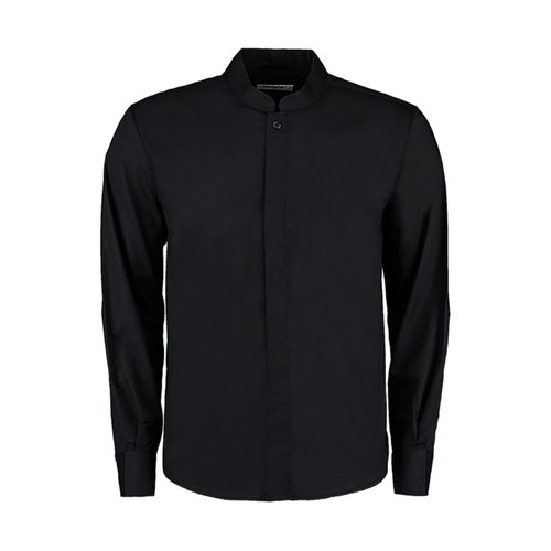 Tailored Fit Mandarin Collar Shirt