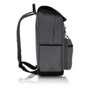 Laptop backpack with magnetic buckle straps