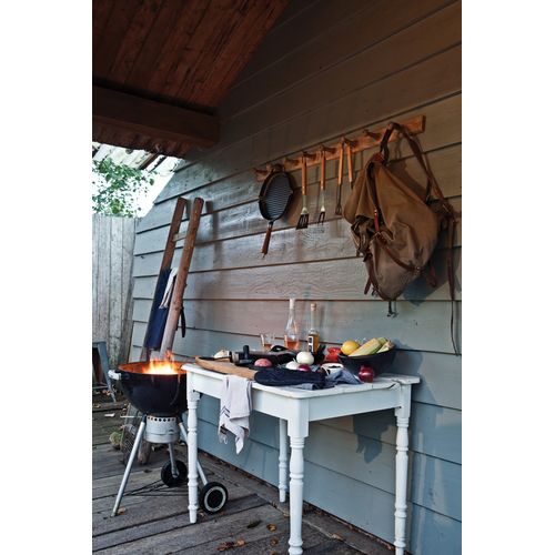 BBQ set with hamburger press and brush