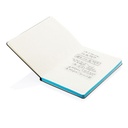 Deluxe hardcover A5 notebook with coloured side