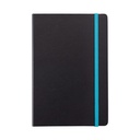 Deluxe hardcover A5 notebook with coloured side