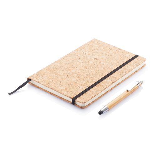 A5 notebook with bamboo pen including stylus