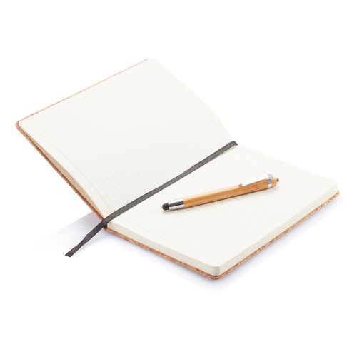 A5 notebook with bamboo pen including stylus