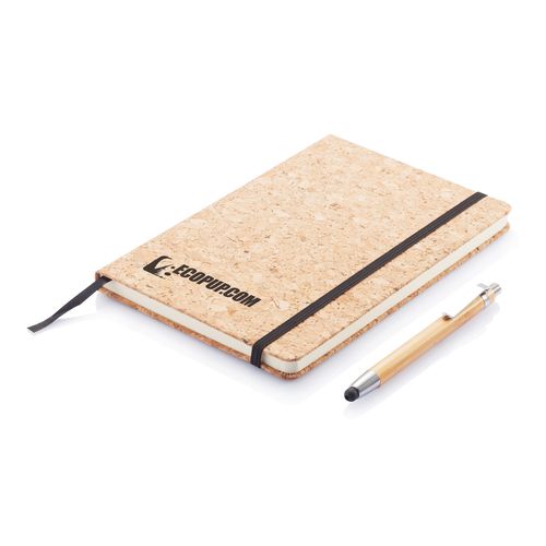 A5 notebook with bamboo pen including stylus