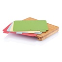 Cutting board with 4pcs hygienic boards