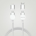 Oakland RCS recycled plastic 6-in-1 fast charging 45W cable