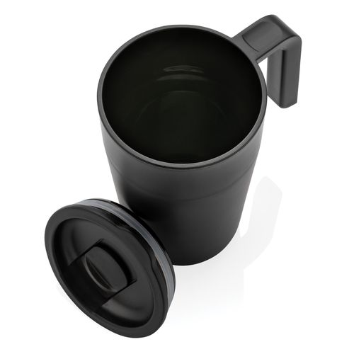 GRS Recycled PP and SS mug with handle