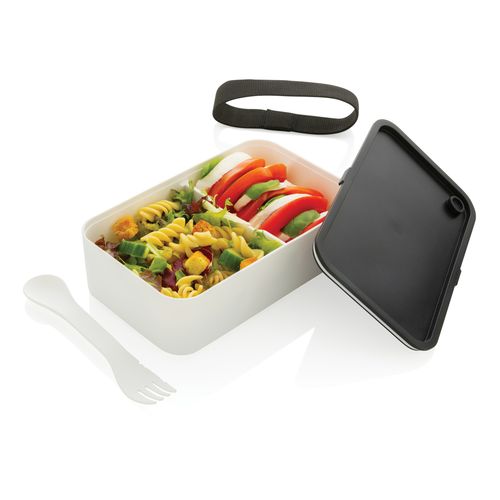 GRS recycled PP lunch box with spork