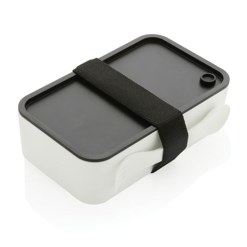 GRS recycled PP lunch box with spork