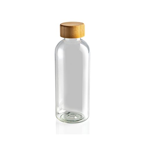 RCS RPET bottle with bamboo lid