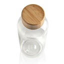 RCS RPET bottle with bamboo lid