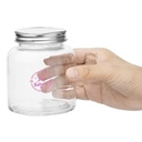 Vogue Glass Screw Top Dry Food Jar (330ml)