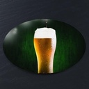 Rugby Ball Shaped Premium Beer Mat