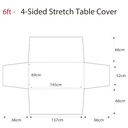 Full Coverage Stretch Tablecloth (6ft Table)