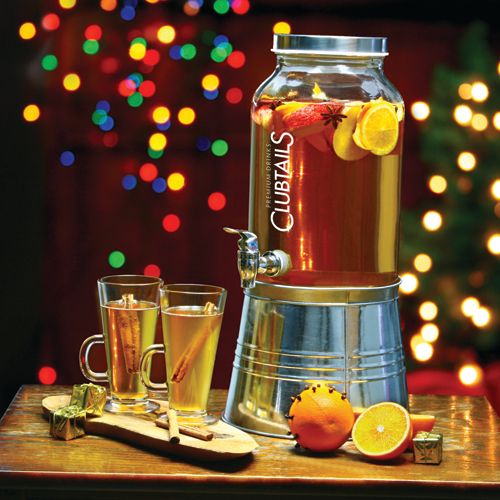 Mason Jar Drinks Dispenser With Ice Bucket (5 Litre/176oz)