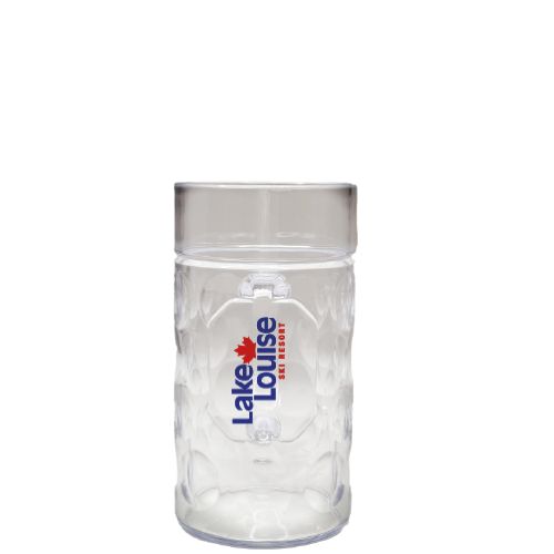 Reusable Plastic Stein Beer Mug - 1 Pint / 580ml