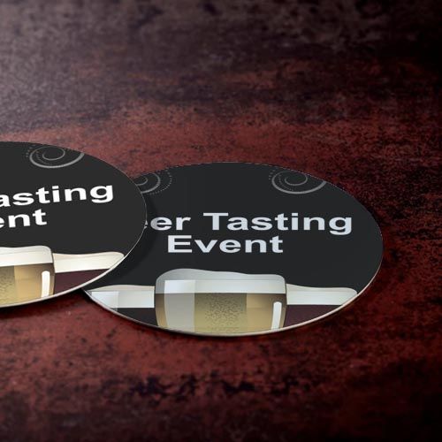 Round Premium Beer Mat