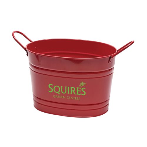 Galvanised Oval Metal Bucket (6.2 Litre)