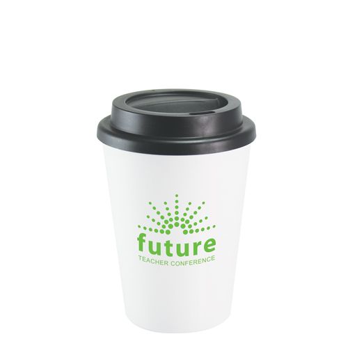 Plastic Double Wall Take Out Coffee Cup (340ml/12oz) **