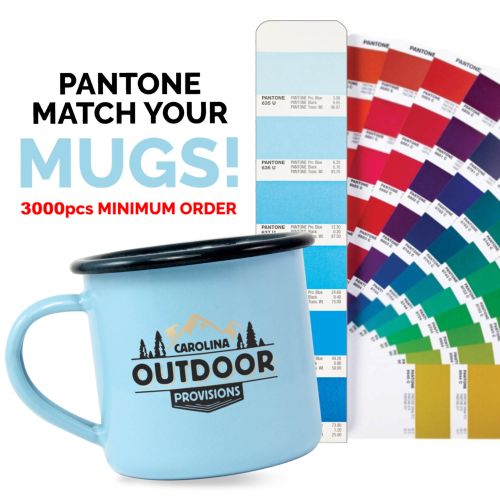 Premium Enamel Mugs (568ml/20oz) - Coloured