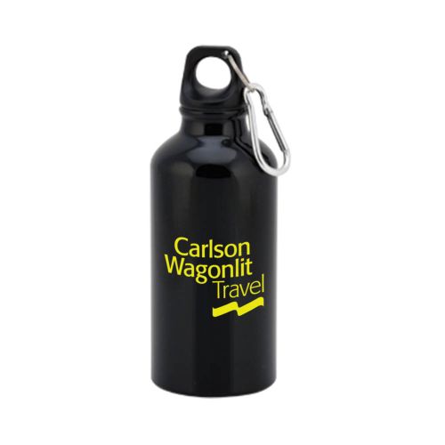 Aluminium Bottle With Carabiner Lid Mento (400ml)