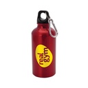 Aluminium Bottle With Carabiner Lid Mento (400ml)