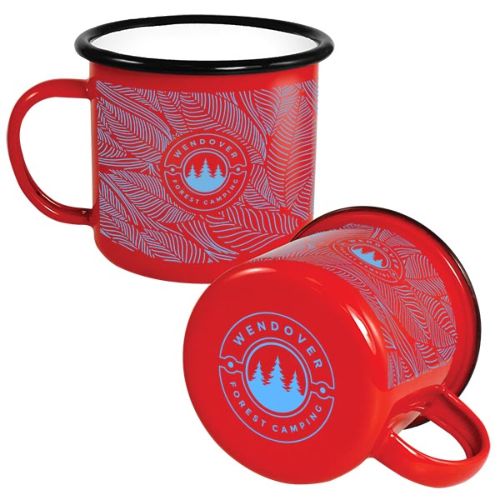 Premium Enamel Mugs (285ml/10oz) - Coloured