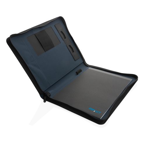 Impact Aware™ deluxe 300D tech portfolio with zipper