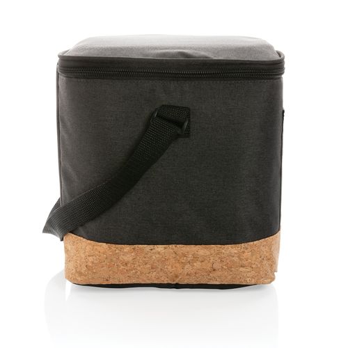 Impact AWARE™ XL RPET two tone cooler bag with cork detail