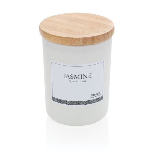 Ukiyo deluxe scented candle with bamboo lid