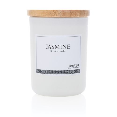 Ukiyo deluxe scented candle with bamboo lid