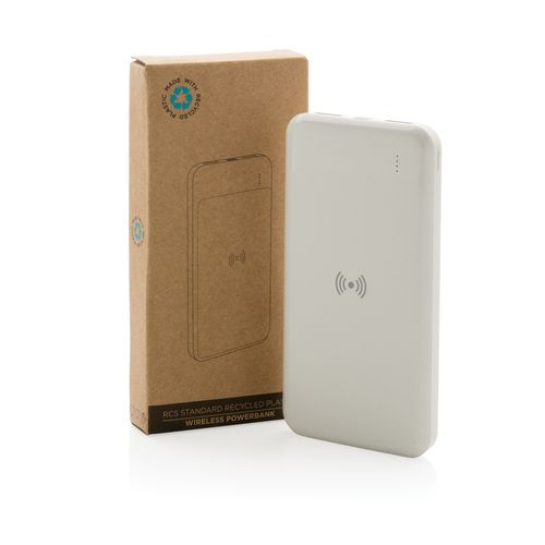 RCS standard recycled plastic wireless powerbank