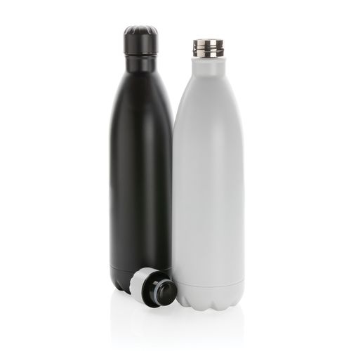 Solid colour vacuum stainless steel bottle 1L