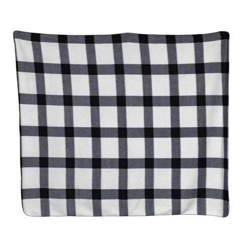 Soft plaid fleece blanket